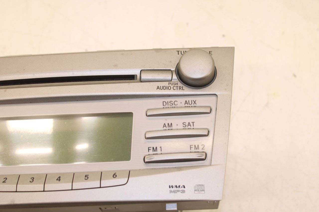 10-11 Toyota Camry LE Fujitsu Ten Audio Radio Faceplate Control Panel w Receiver - Alshned Auto Parts