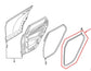 22-25 Hyundai Tucson SEL Rear Left Driver Door Weatherstrip On Body 83110-CW000 - Alshned Auto Parts