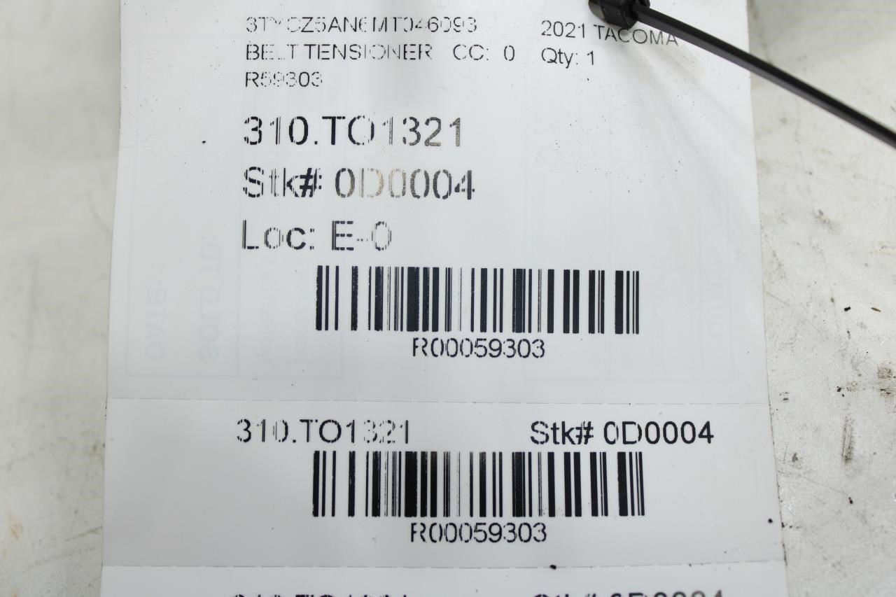2016-2023 Toyota Tacoma 3.5L Serpentine Tensioner Belt Pulley 16620-0P010 OEM - Alshned Auto Parts