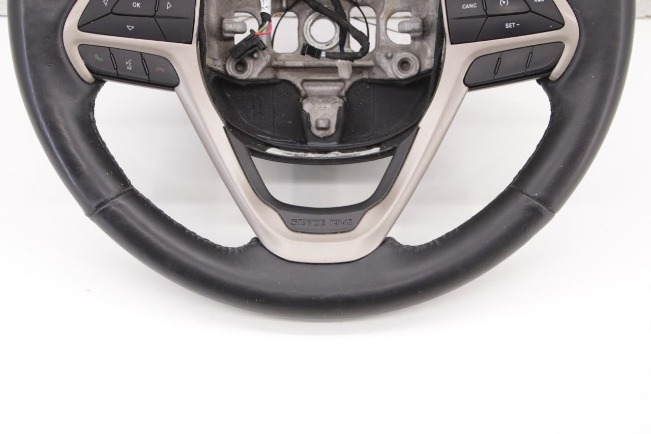 2014-22 Jeep Cherokee Limited 3.2L 4WD Steering Wheel Leather w/ Control Buttons - Alshned Auto Parts