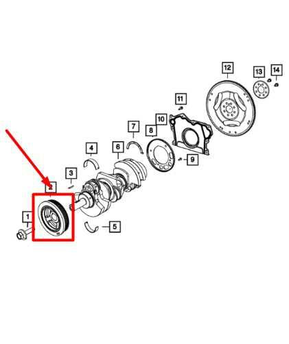 2017-2024 Chrysler Pacifica 3.6L Crankshaft Damper Harmonic Balancer 5184293AH - Alshned Auto Parts