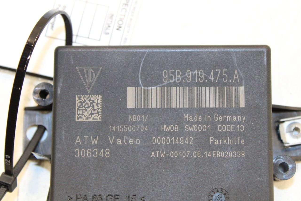 2011-2014 Porsche Cayenne Platinum Parking Assist Aid Control Module 95B919475A - Alshned Auto Parts