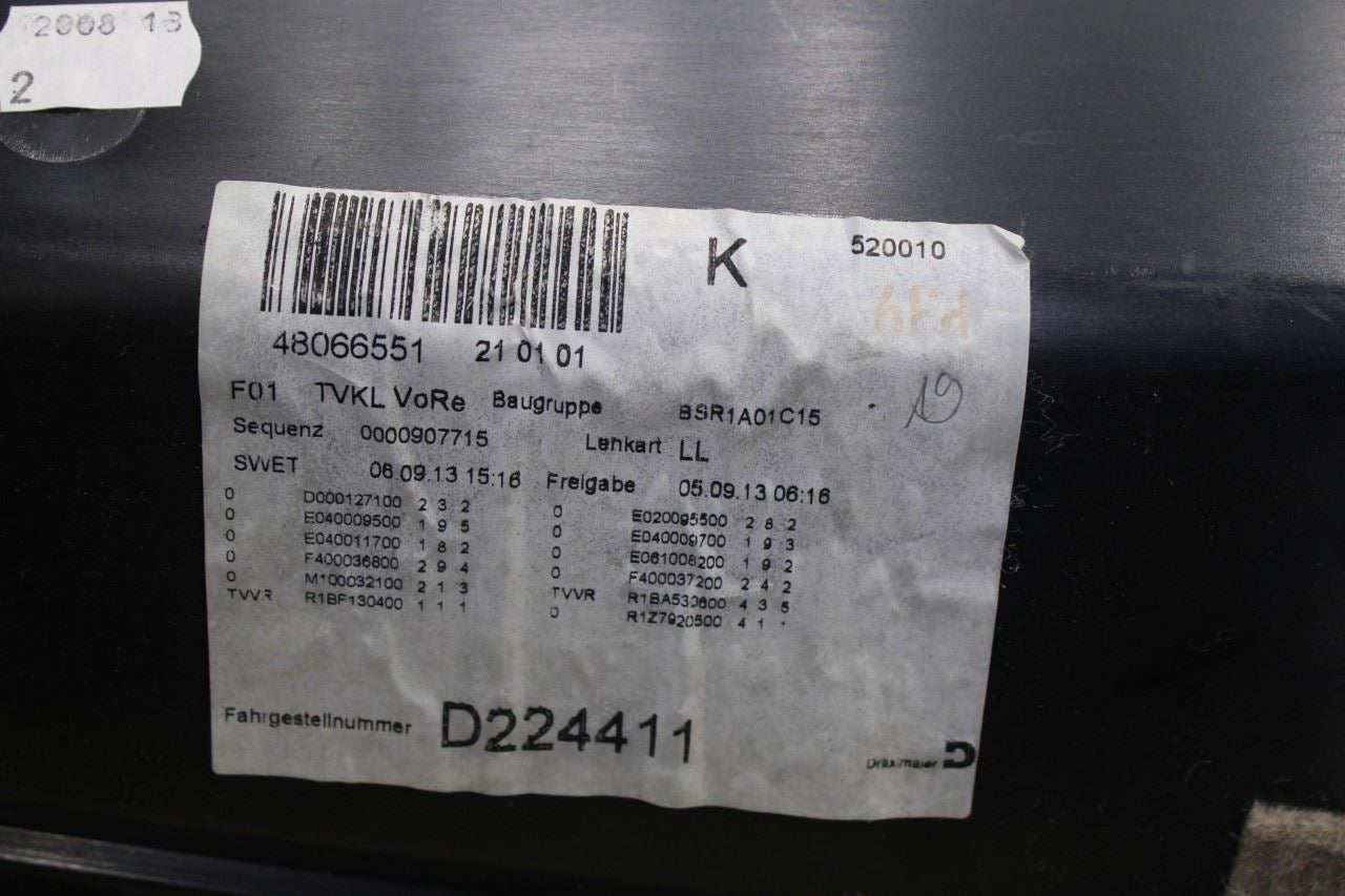 2010-2015 BMW 750i xDrive Front Right Passenger Door Trim Panel 51419160826 OEM - Alshned Auto Parts