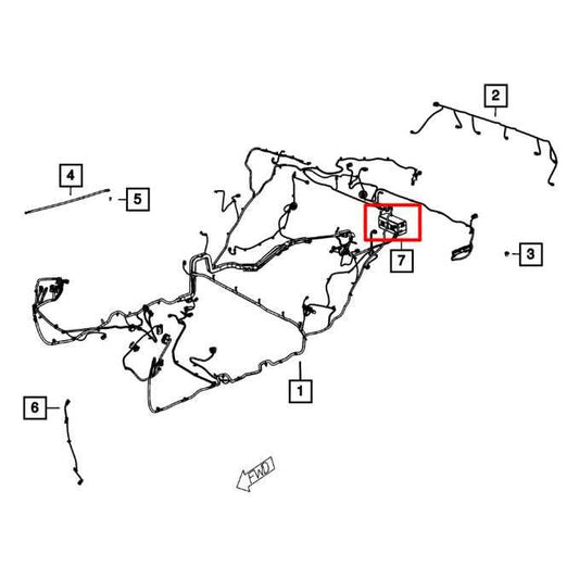 2014 Dodge Challenger SXT 3.6L RWD Rear Trunk Power Distribution Fuse Box *ReaD* - Alshned Auto Parts