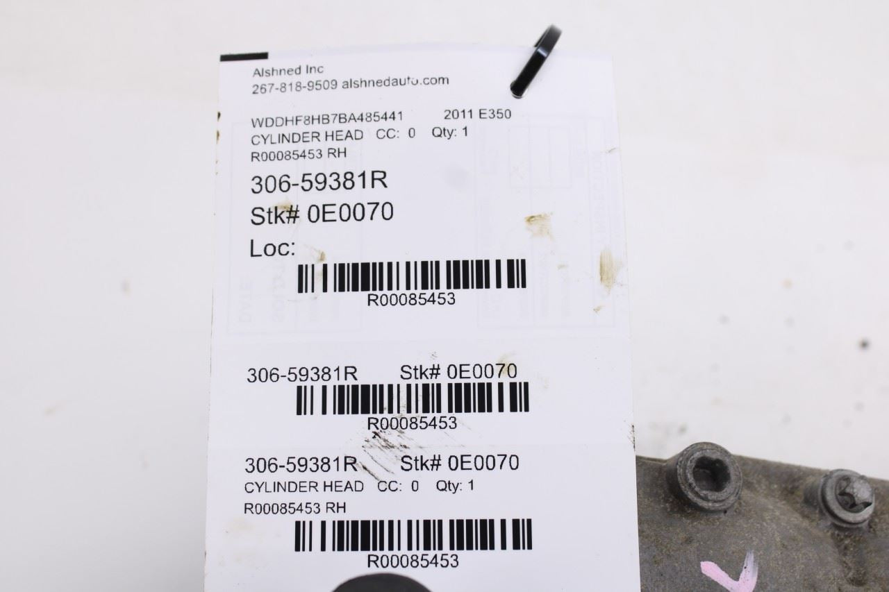 06-11 Mercedes-Benz E 350 212 Type Sdn 3.5L Gas Right Engine Cylinder Head Assy21