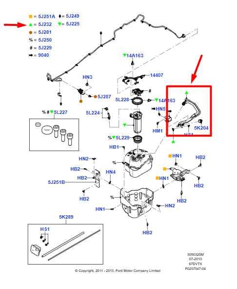 2011-2016 Ford F250 SD 6.7L Diesel Exhaust Fluid Neck Pipe BC34-5J232-AE OEM - Alshned Auto Parts