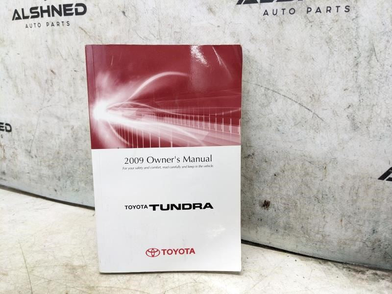 2009 Toyota Tundra Owners Manual Only OM34474U 01999-34474 OEM - Alshned Auto Parts