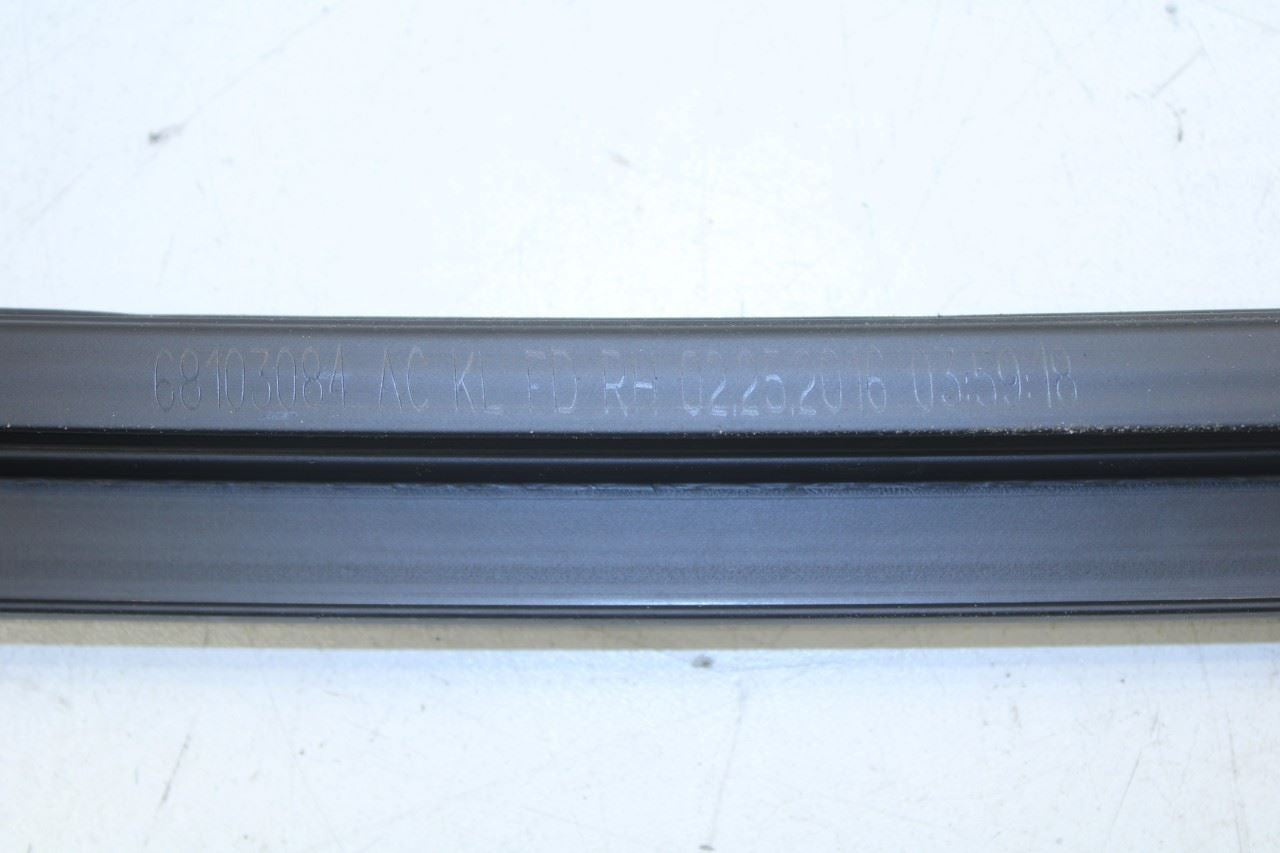 2014-23 Jeep Cherokee Front Right Door Run Channel w/ Belt Molding Weatherstrip - Alshned Auto Parts