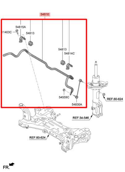 2020-24 Kia Soul LX FWD Front Stabilizer Sway Anti-Roll Bar w/ Link 54810-J9100 - Alshned Auto Parts