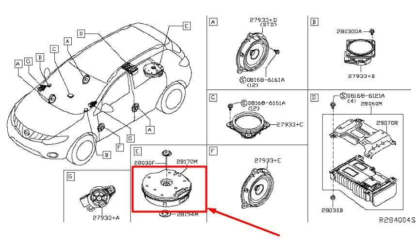 2015-2024 Nissan Murano Bose Rear Speaker Subwoofer Box 28170-5AA0A OEM - Alshned Auto Parts