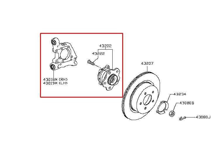 2019-2025 Infiniti QX50 ESSENTIAL Rear Right Passenger Side Spindle Knuckle Hub - Alshned Auto Parts