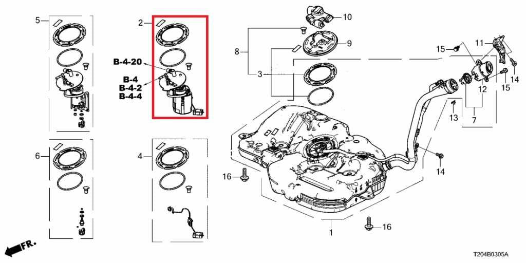 2022-2026 Honda Civic Sport 2.0L In Tank Fuel Pump Assembly 17045-T20-A00 OEM - Alshned Auto Parts