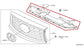 2014-2020 Infiniti QX60 3.5L Front Upper Radiator Core Support Cover 62580-3JA0A1