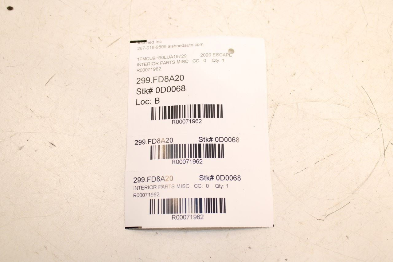 2020-25 Ford Escape SEL Roof Headliner Grab Grip Handle Set of 3 LC5Z-5831406-EC - Alshned Auto Parts