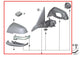 13-16 BMW 328i xDrive SULEV 2.0L Driver LH Side Rear View Mirror 51167345695 OEM - Alshned Auto Parts