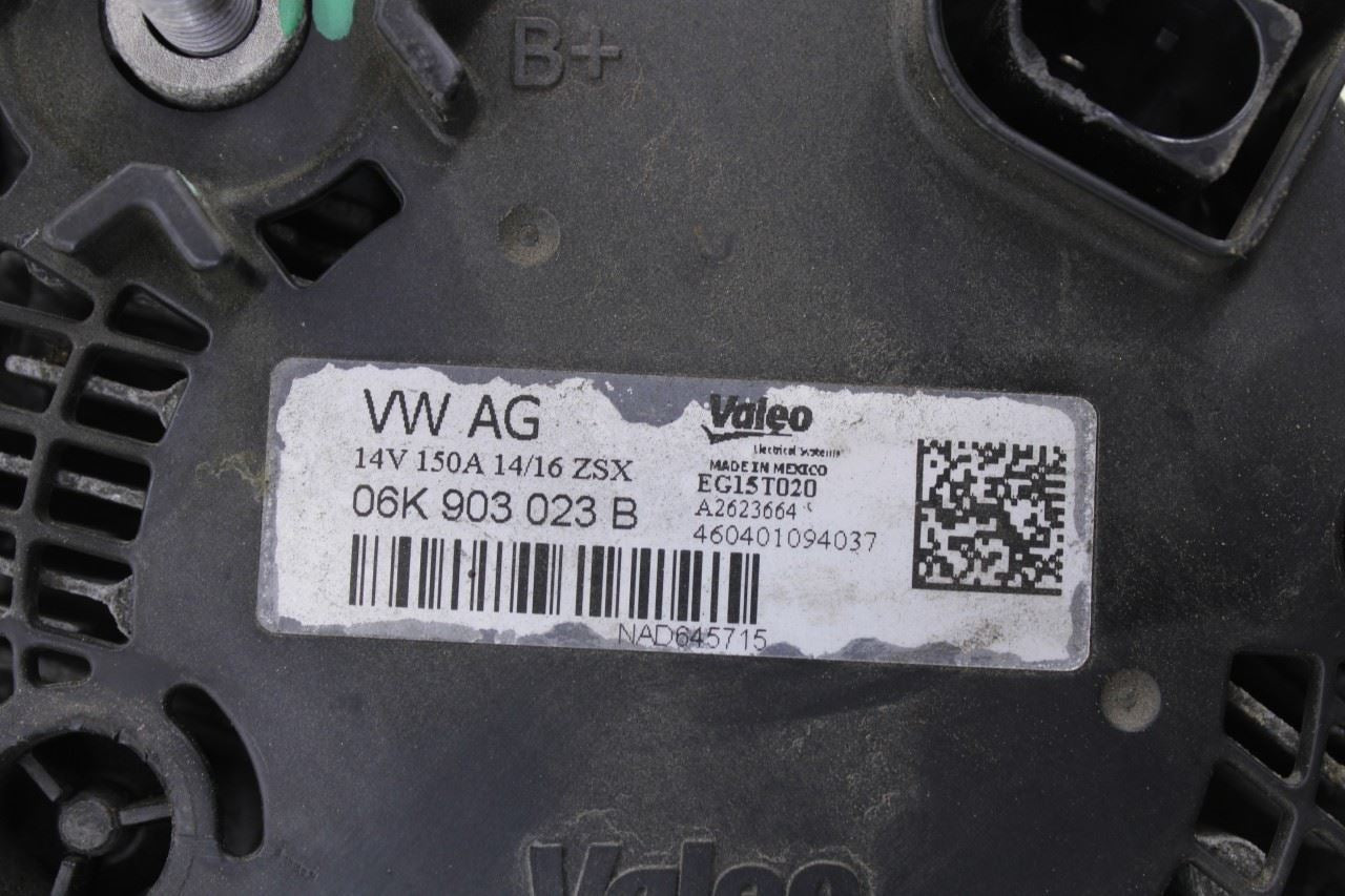 2016-2022 Volkswagen Jetta Sport 1.8L Alternator Engine Generator 06K-903-023-B7