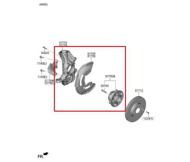 2018-2023 Kia Stinger GT1 AWD Front Left Side Spindle Knuckle Hub 51710J5600 OEM - Alshned Auto Parts