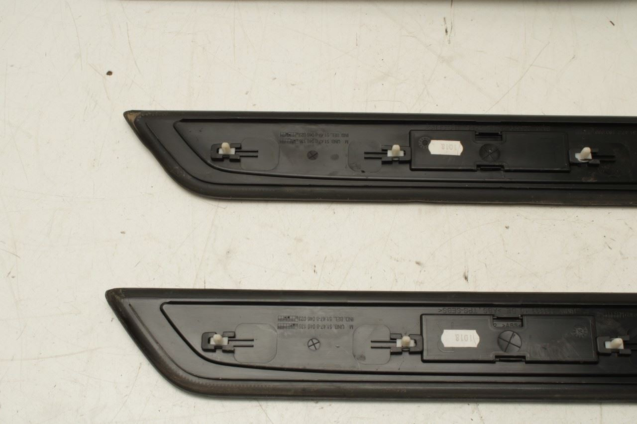2010-15 BMW 750Li xDrive FR and RR Right and Left Door Sill Scuff Plate Set of 4 - Alshned Auto Parts