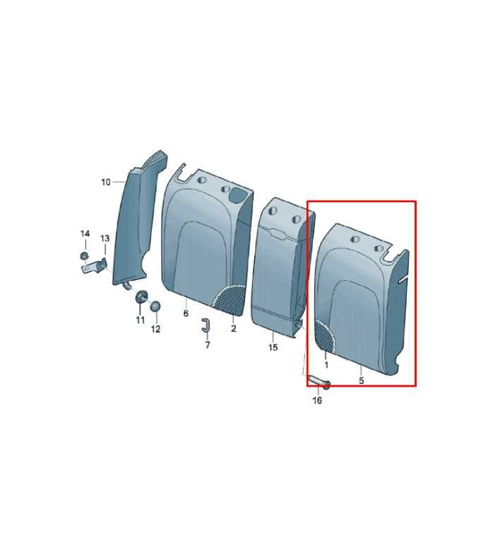 2018-25 Audi S5 Premium 3.0L Rear Left Side 2nd Row Seat Backrest Upper Cushion - Alshned Auto Parts