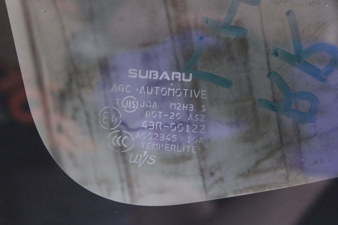 2012-16 Subaru Impreza Sport Premium Rear Driver Left Side Quarter Window Glass4