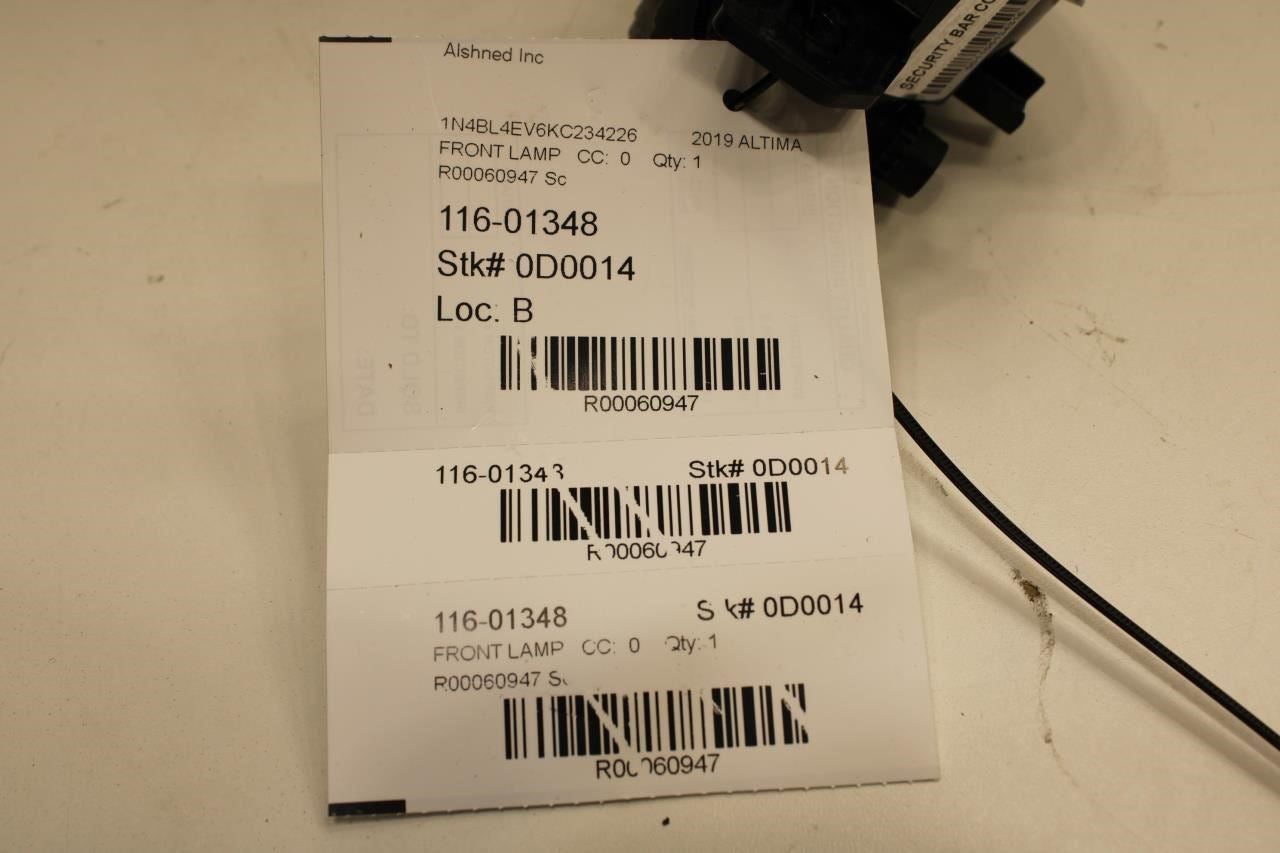 2019-2022 Nissan Altima 2.5 SL Front Left Fog Light Lamp 26155-6CA0A OEM *ReaD* - Alshned Auto Parts