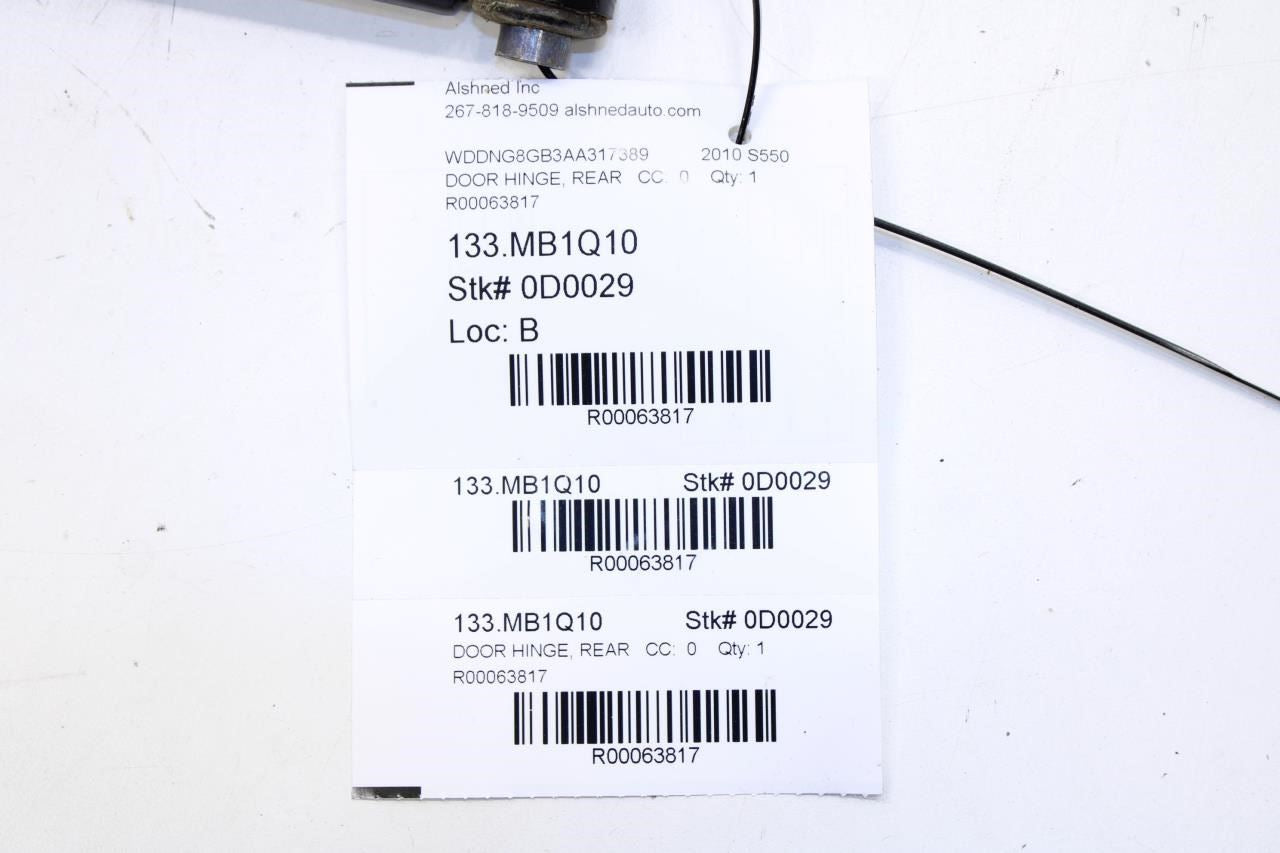 07-11 Mercedes-Benz S550 Rear RH Door Check Strap Shock Strut 221-730-05-16 OEM - Alshned Auto Parts