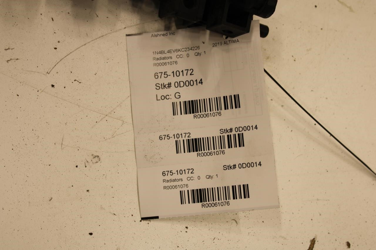 2019-2024 Nissan Altima SL 2.5L Engine Cooling Radiator 21460-6CA0A OEM - Alshned Auto Parts