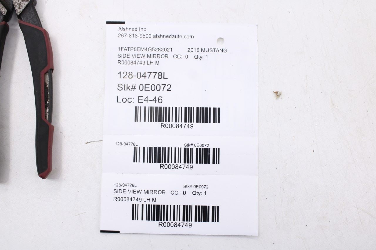 15-23 Ford Mustang Convertible V6 3.7L Driver Left Side Rear View Mirror *ReaD*12