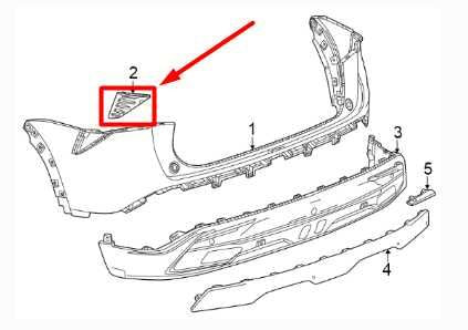 24-25 Chevrolet Trax Rear Left Driver Side Bumper Fascia Upper Molding 42780293 - Alshned Auto Parts