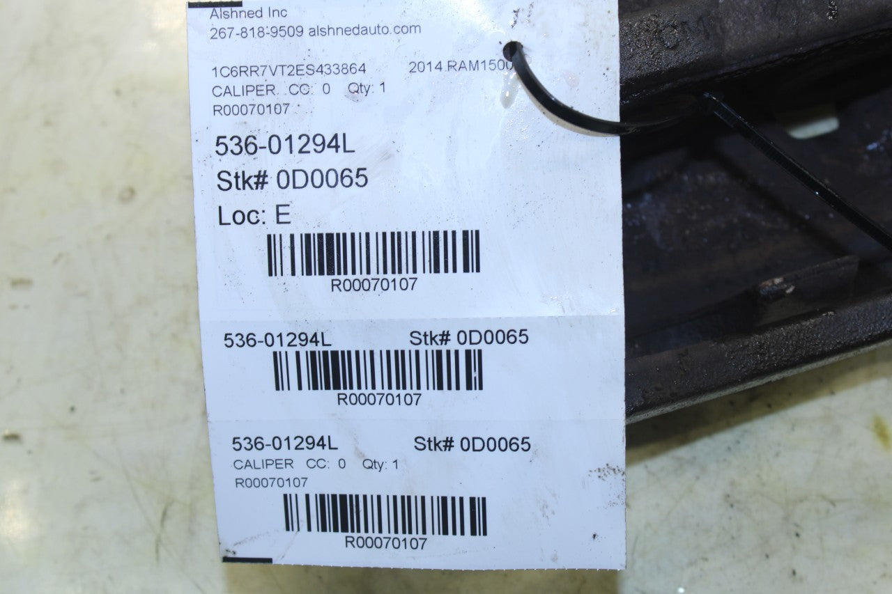 2012-18 RAM 1500 Crew Cab Laramie Front Left Side Brake Disc Caliper 68157611AA - Alshned Auto Parts