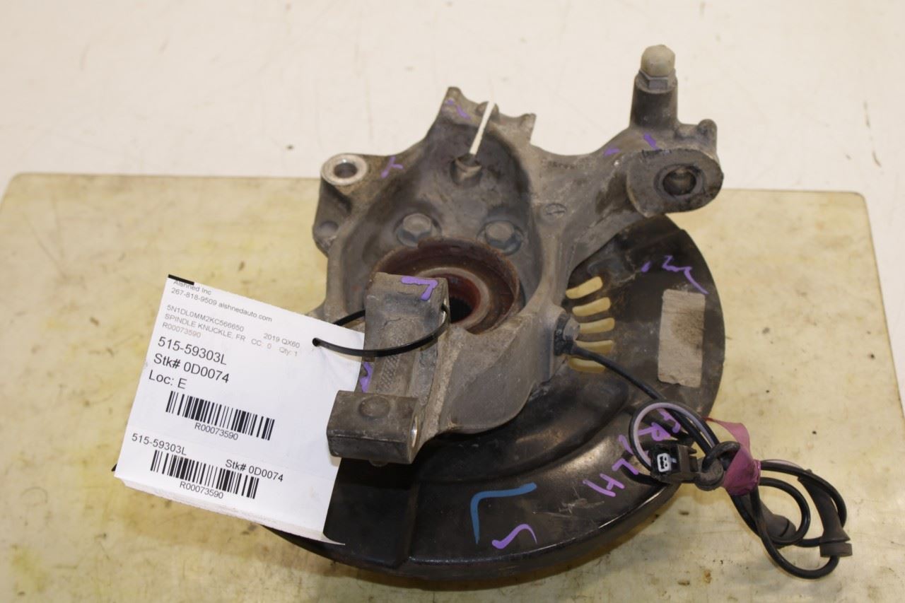14-20 Infiniti QX60 Pure Front Left Driver Side Spindle Knuckle Hub 40015-3JA1A - Alshned Auto Parts