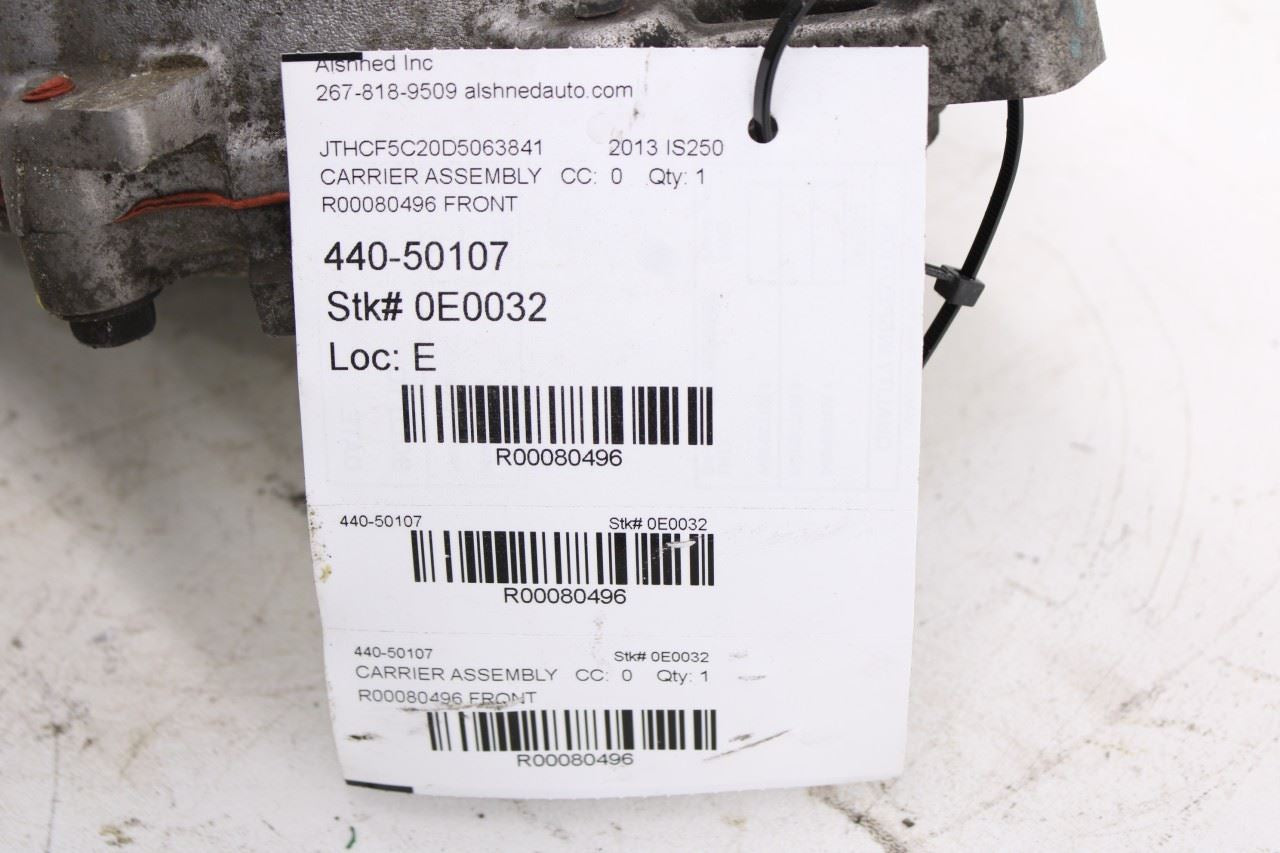06-15 Lexus IS250 2.5L AWD Front Differential Carrier 4.10 ratio 41110-30A11 OEM - Alshned Auto Parts