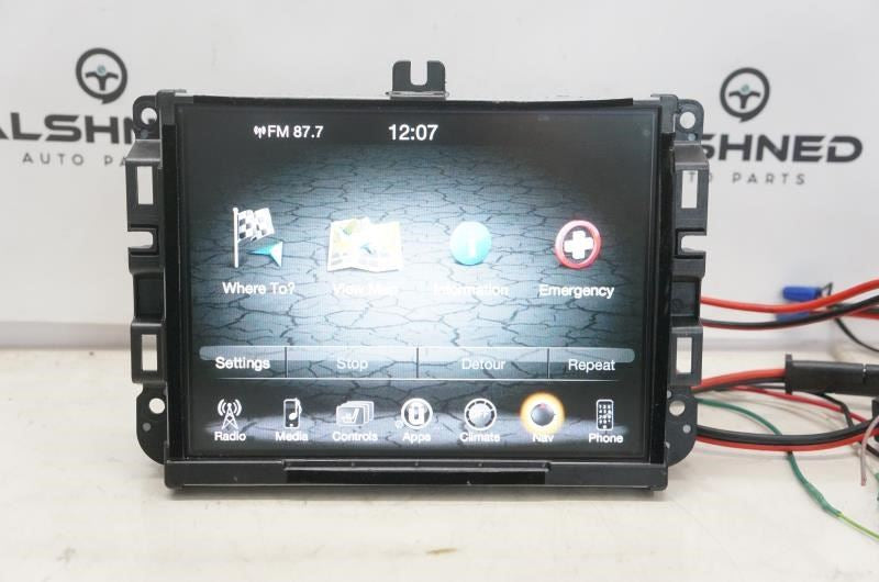 15 Jeep Grand Cherokee 8.4'' Display Uconnect Navi Radio Receiver 68238619AG OEM - Alshned Auto Parts