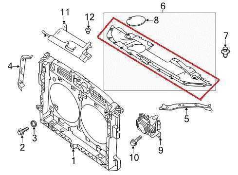 2014-2020 Infiniti QX60 Radiator Core Support Cover Sight Shield 62580-3JA0A OEM - Alshned Auto Parts