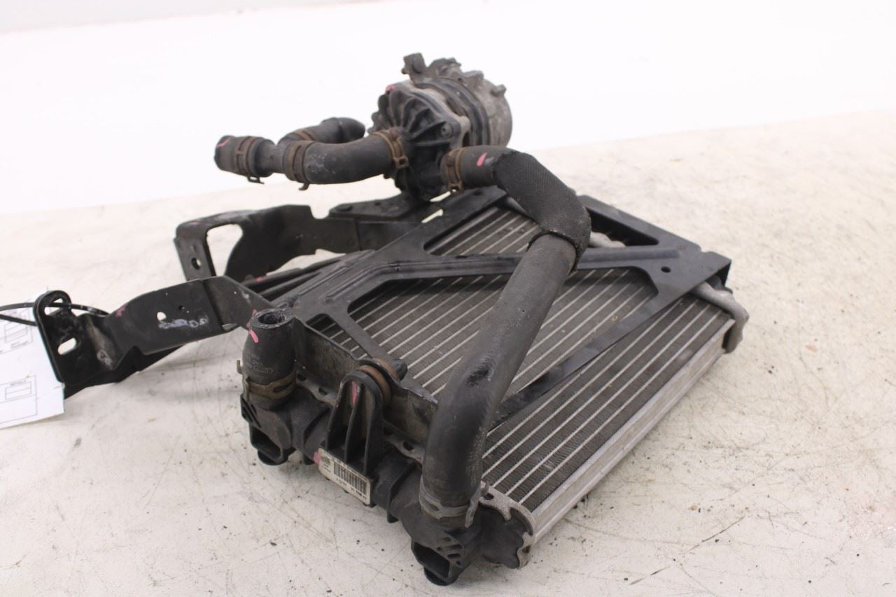 2012-15 Audi A7 Premium 3.0L AWD Auxiliary Left Side Cooling Radiator w/ Bracket10