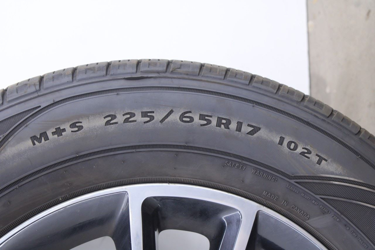 2014-19 Dodge Grand Caravan Wheel Tire Goodyear Assurance 225/65R17 R17x6 Set 413