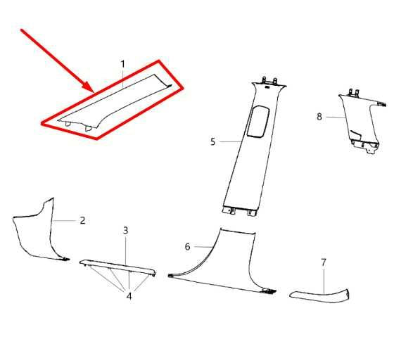 14-15 Jeep Grand Cherokee Front LH and RH Windshield A-Pillar Trim Panel *ReaD* - Alshned Auto Parts