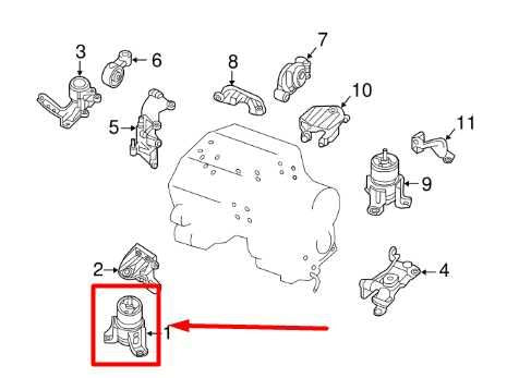2013-2020 Nissan Pathfinder SV 3.5L FWD Front Engine Mount Insulator 11270-JA10A - Alshned Auto Parts