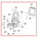 11-14 Dodge Challenger SXT 3.6L Front Passenger Right Side Seat Complete *ReaD* - Alshned Auto Parts