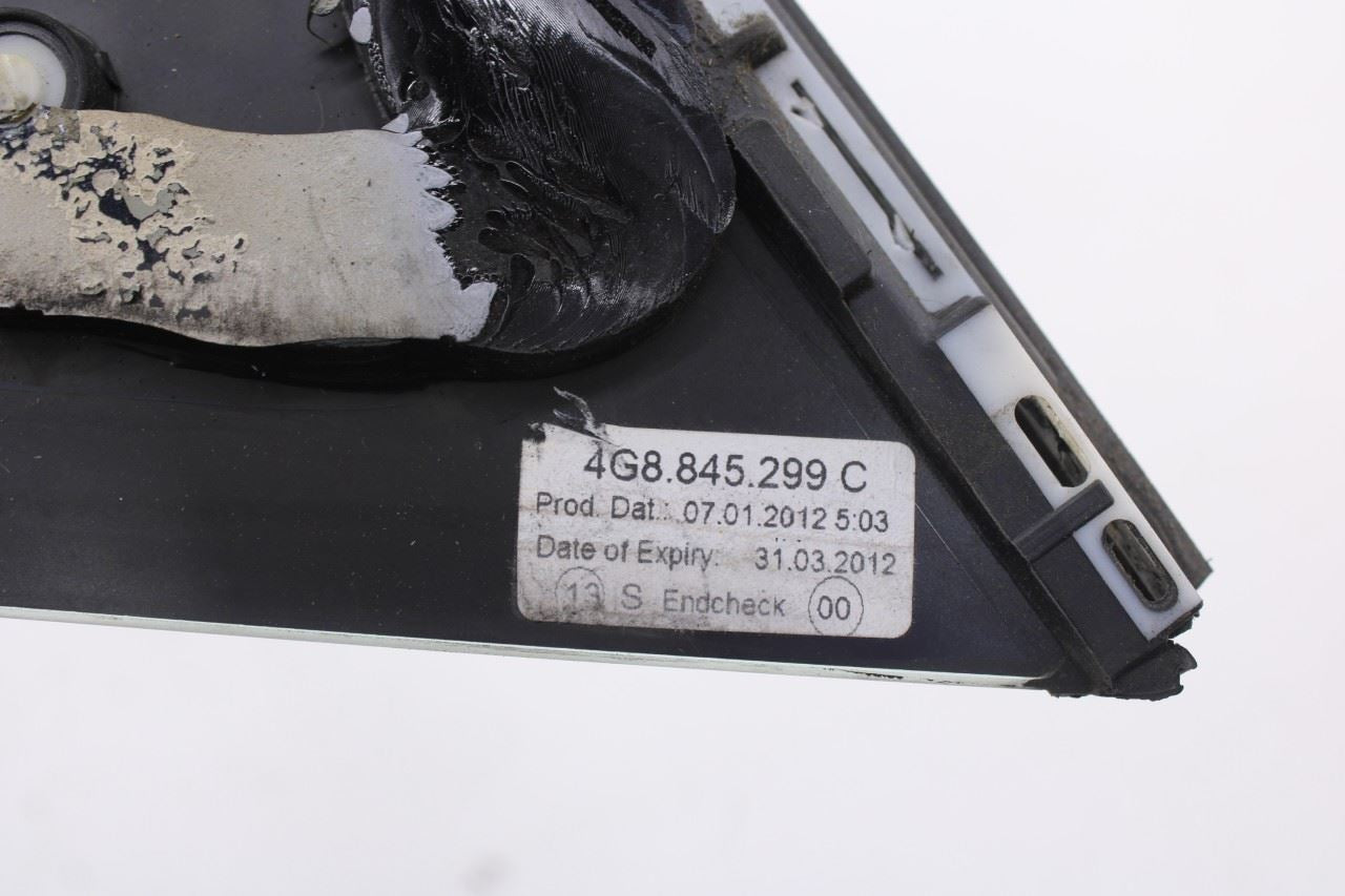 2012-2018 Audi A7 Premium Rear Left Side Quarter Window Glass 4G8-845-299-C-NVB7