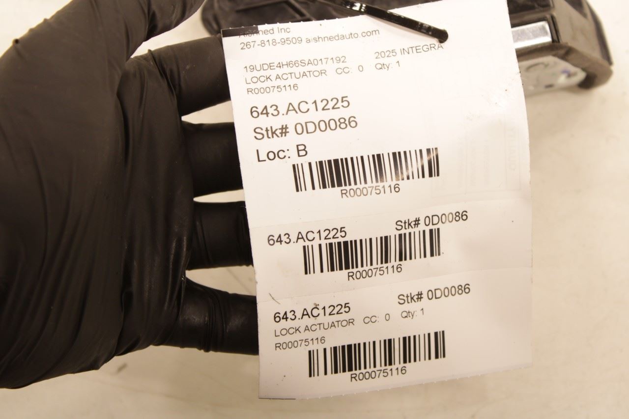 2023-2026 Acura Integra A-Spec Rear Left Door Lock Latch Actuator 72650-T20-A01 - Alshned Auto Parts