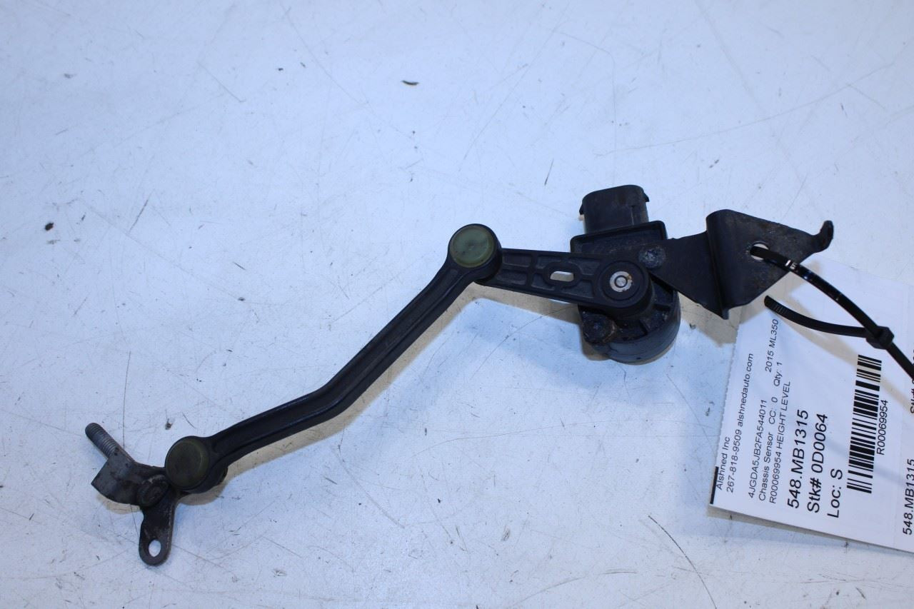 12-15 Mercedes-Benz ML350 Front Right Suspension Headlight Height Level Sensor - Alshned Auto Parts