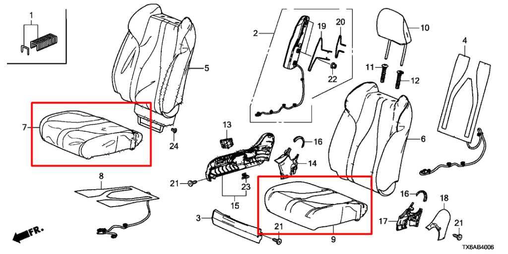 19-21 Acura ILX Technology A-Spec Front Passenger Right Side Seat Lower Cushion - Alshned Auto Parts