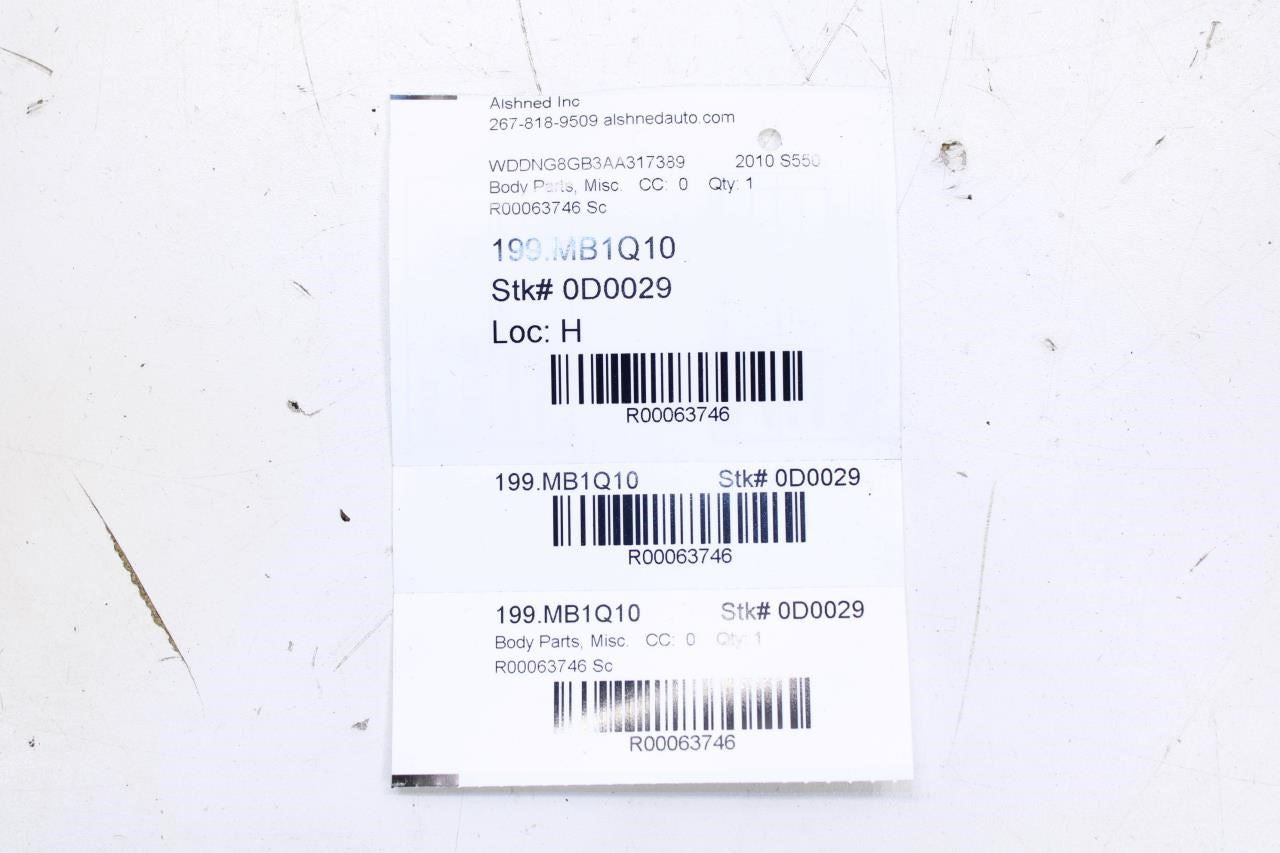 07-13 Mercedes-Benz S550 Front Right Door Belt Outer Weatherstrip 221-690-34-80 - Alshned Auto Parts