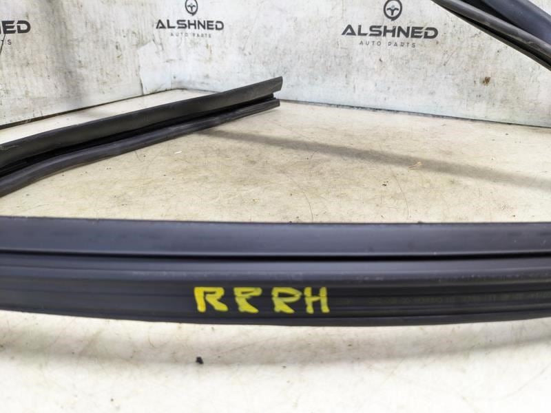 2011-2021 Jeep Grand Cherokee RR RH Door Glass Weatherstrip Seal 55399188AG OEM - Alshned Auto Parts