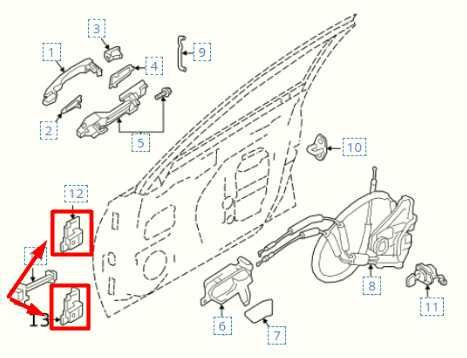 2019-2024 Nissan Altima Front Left Door Upper & Lower Hinge 80401-6CA0A OEM - Alshned Auto Parts