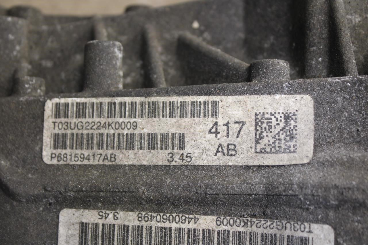 14-24 Jeep Grand Cherokee 3.6L 4WD Rear Axle Differential 3.45 ratio 68159417AB - Alshned Auto Parts