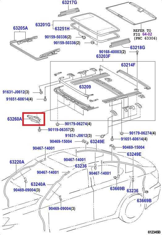 2009-2013 Lexus IS250 Roof Power Sliding Glass Sunroof Motor 63260-53091 OEM1