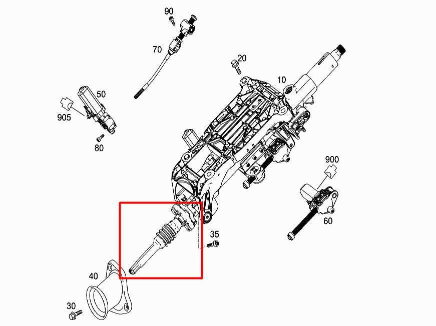 12-15 Mercedes-Benz ML350 3.5L RWD Steering Column Linkage Shaft Joint 166460109 - Alshned Auto Parts