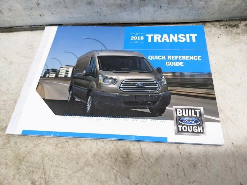 2018 Ford Transit Owners Manual Set with Case JK3J-19A321-AA OEM - Alshned Auto Parts